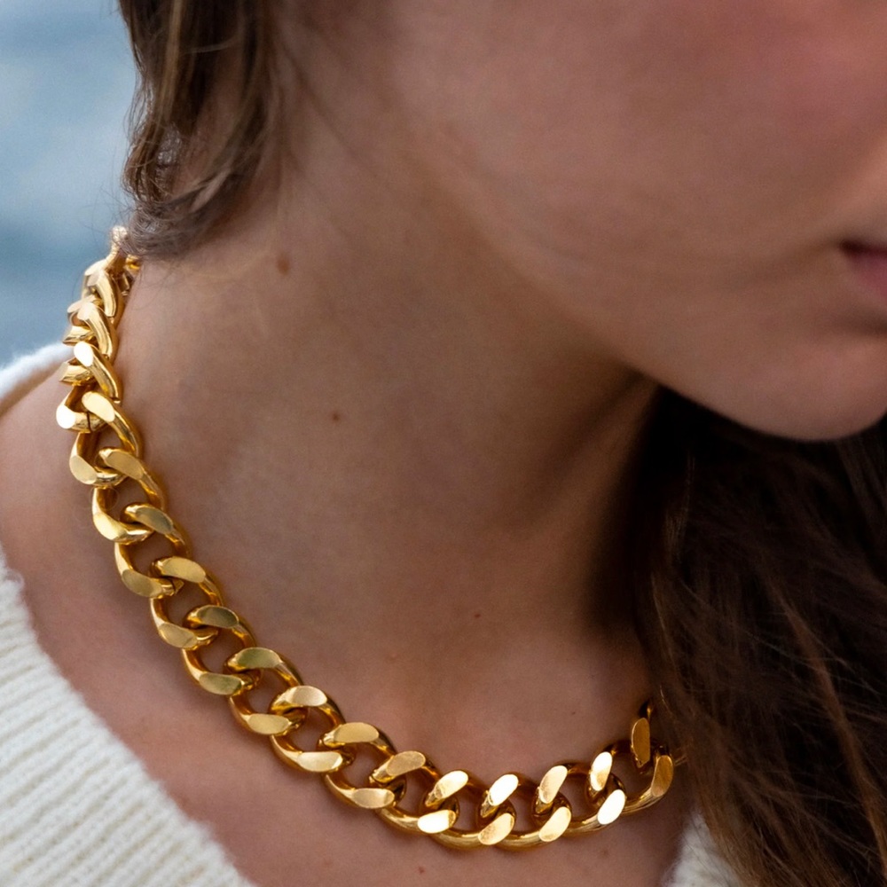 Thea 24K Gold Necklace